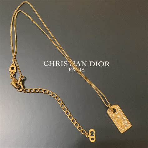 dior dog tag|dior dog necklace.